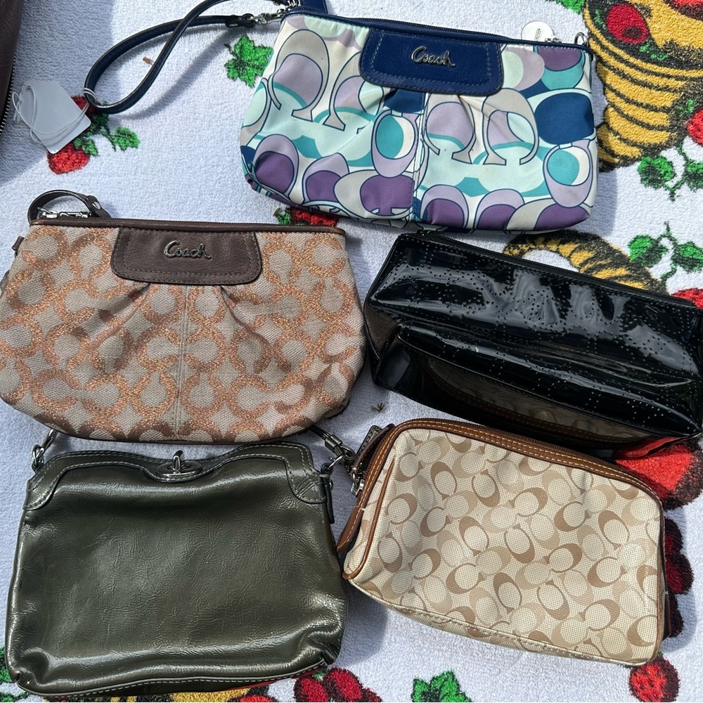 Lot 5 Coach and Kate Spade bags